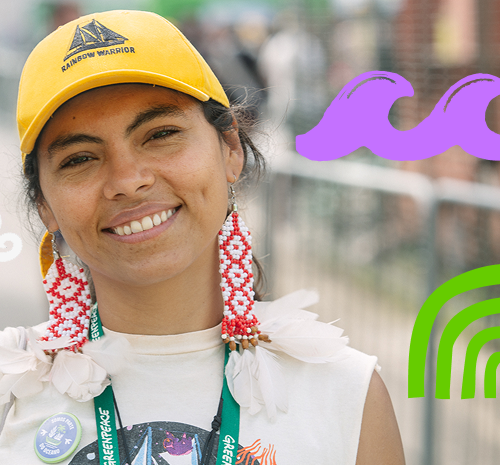 Mostre seu apoio ao Rainbow Warrior levando o símbolo do ativismo sempre com você!
