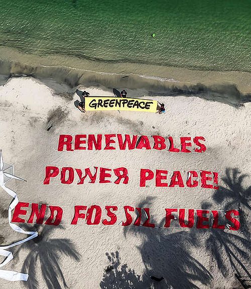 Greenpeace destaca a importância das energias renováveis para a promoção da paz mundial na Conferência de Santa Marta