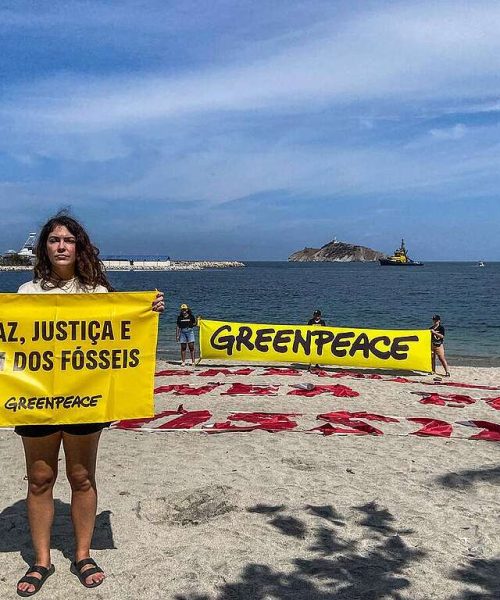 Greenpeace se posiciona na cerimônia inaugural da 1ª Conferência sobre a Transição Energética Sustentável